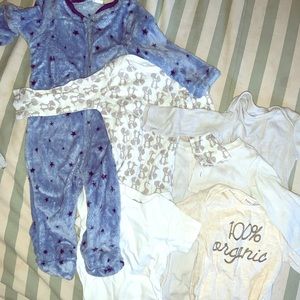 Baby boy onesie bundle 0-6m